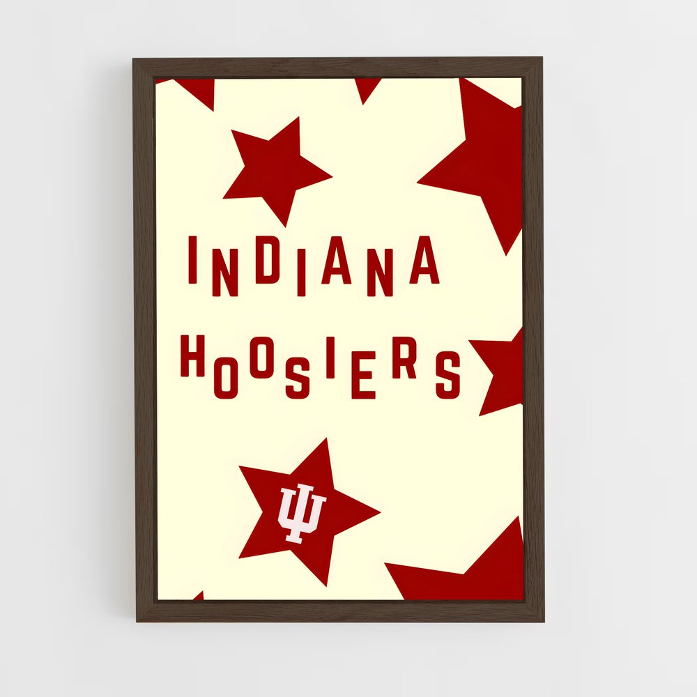 Poster Hoosier Stars – affiche Basketball (vue 5)